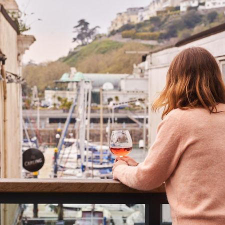 דירות Harbour Breeze - Contemporary Waterside Bolthole On Torquay'S Iconic Marina מראה חיצוני תמונה