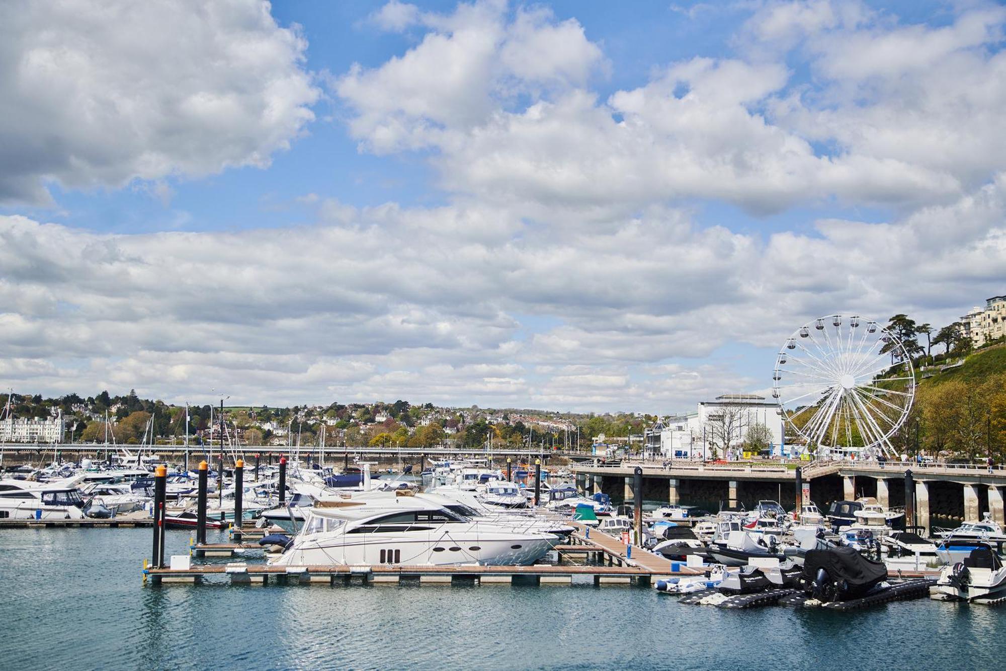 דירות Harbour Breeze - Contemporary Waterside Bolthole On Torquay'S Iconic Marina מראה חיצוני תמונה