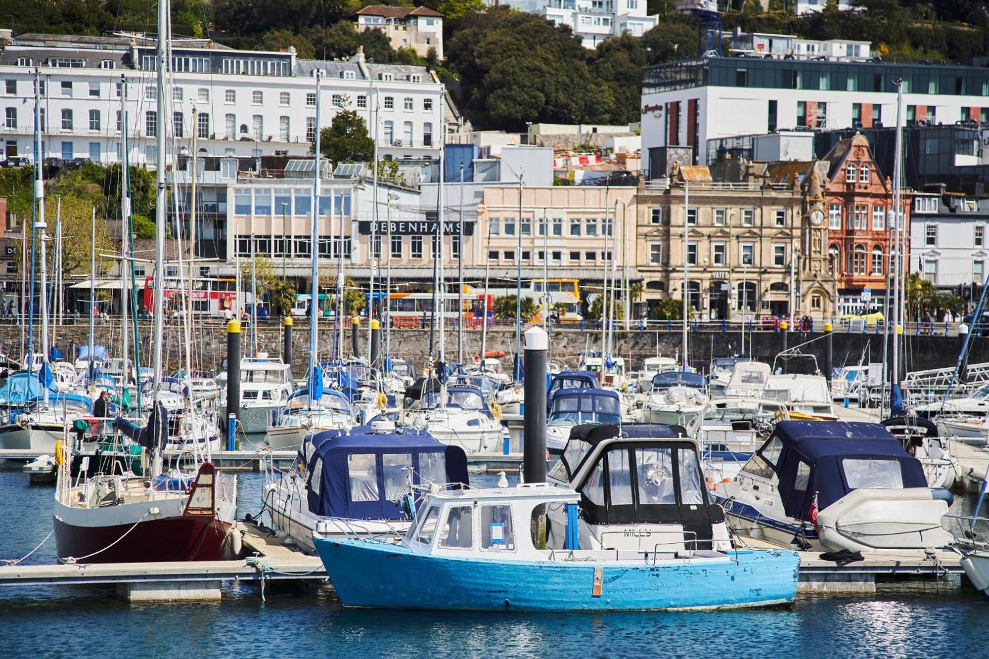 דירות Harbour Breeze - Contemporary Waterside Bolthole On Torquay'S Iconic Marina מראה חיצוני תמונה